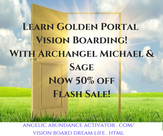 Golden Portal vision board flash sale with website v2